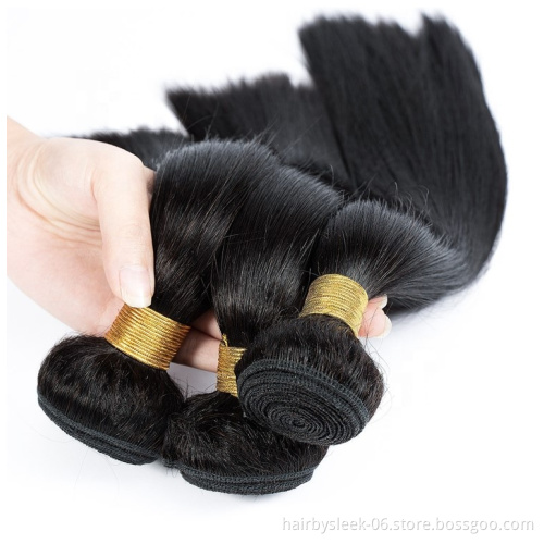 12A wholesale bone straight raw Brazilian cuticle aligned hair extension vendors double drawn remy virgin human hair bundles
